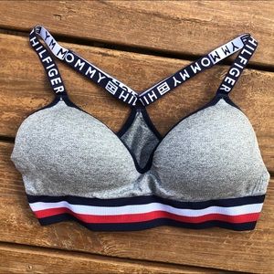 Large Tommy Hilfiger Sports Bra With Logo straps